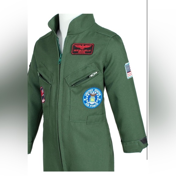 Kids👦🏻👧🏻AirForce FlightPilot🧑‍✈️RoleplaySuit w AviatorAccessories🎖️Sz 6-7Y - Picture 7 of 11